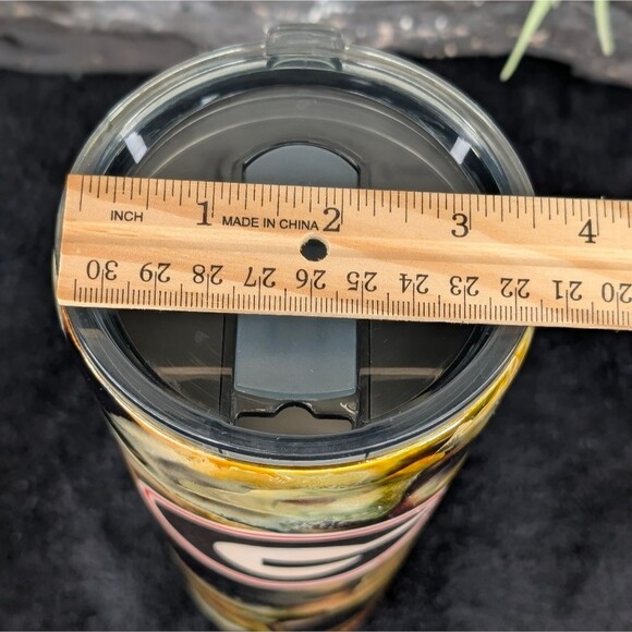 32 oz. Georgia Bulldogs Insulated Tumbler - Alcohol Ink Camouflage - Picture 11 of 11